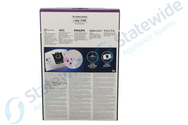 ELECTROLUX S-BAG ULTRA LONG PERFORM. Vacuum BAGS (3 Pack)-Genuine