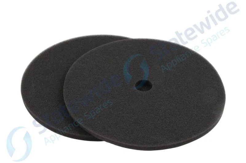SIMPSON MINIMAX/WEST Dryer LINT FOAM Filter 230mm dia (2 Pack)-Genuine