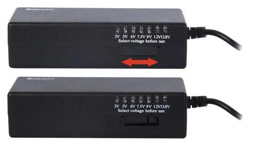 Universal MULTI-VOLTAGE DC Cable/Adapter 36W (SWITCHABLE 3V To 13.8V)