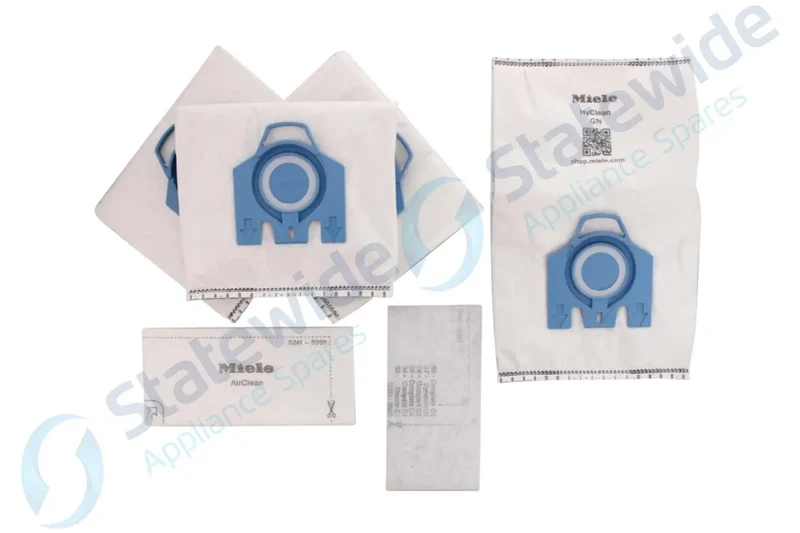MIELE GN 3D Vacuum BAGS(BLUE-4 bags/2 filters)-Genuine-was 12281680/9917730